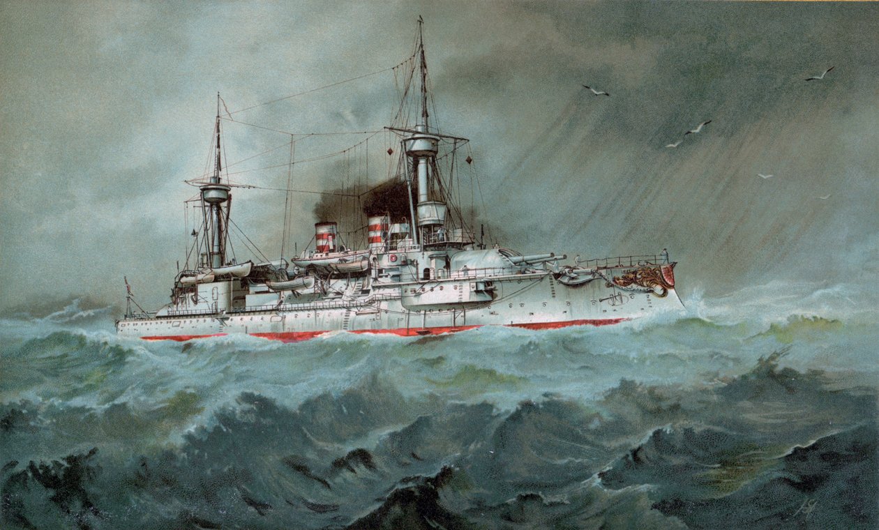 S.M. A Wörth vonal hajója alkotó: Hugo Graf