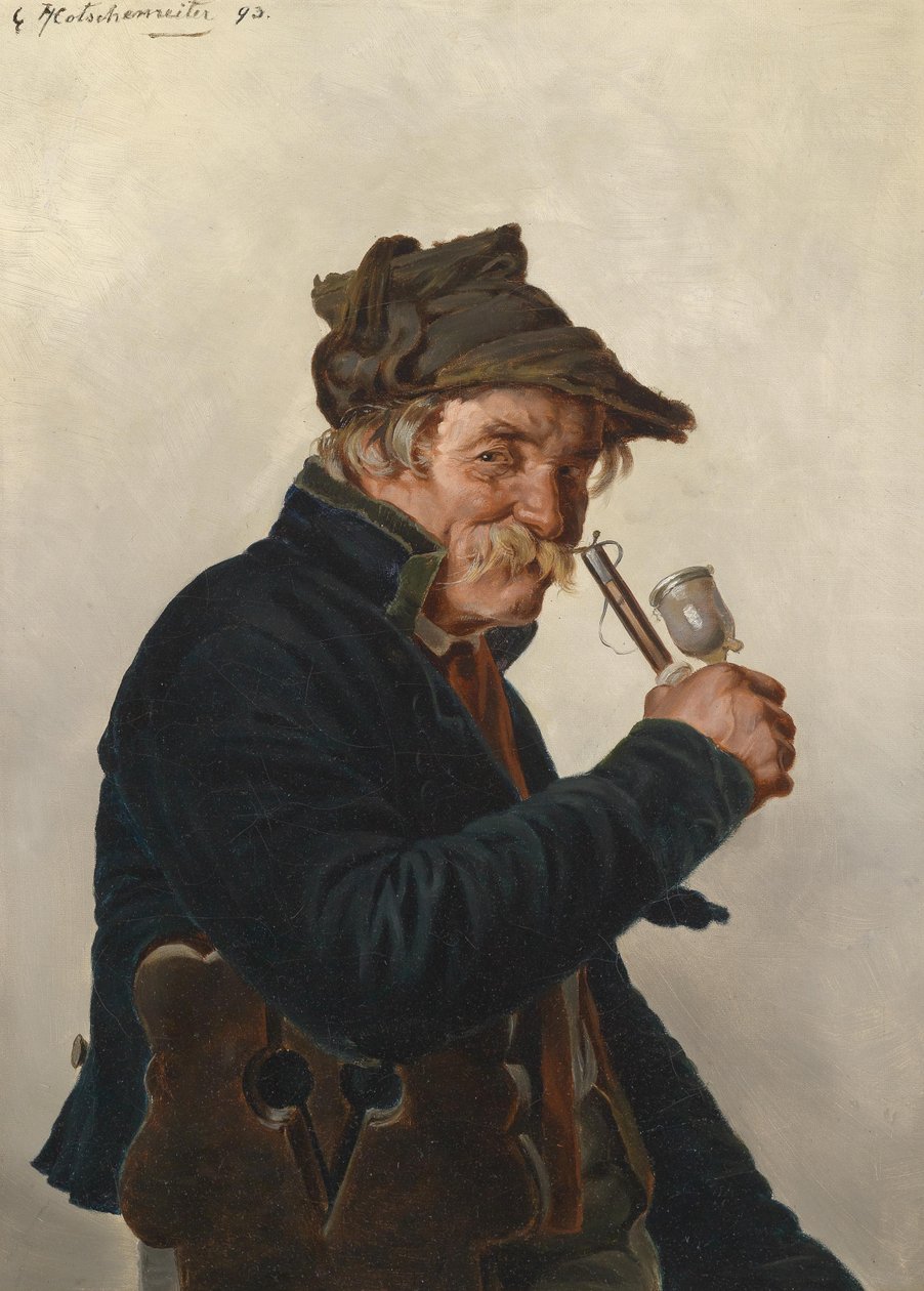 A pipázó alkotó: Hugo Kotschenreiter