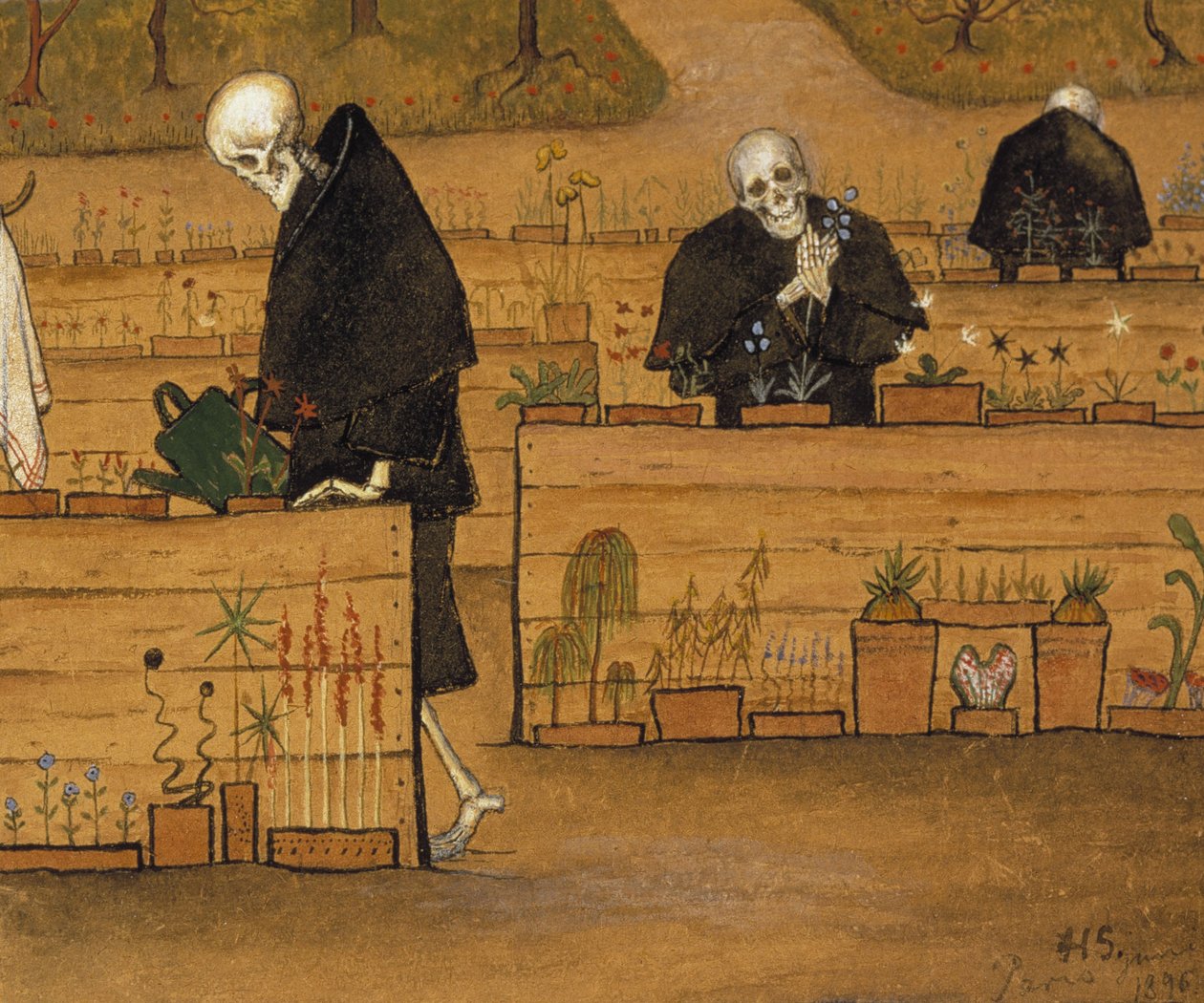A halál kertje alkotó: Hugo Simberg