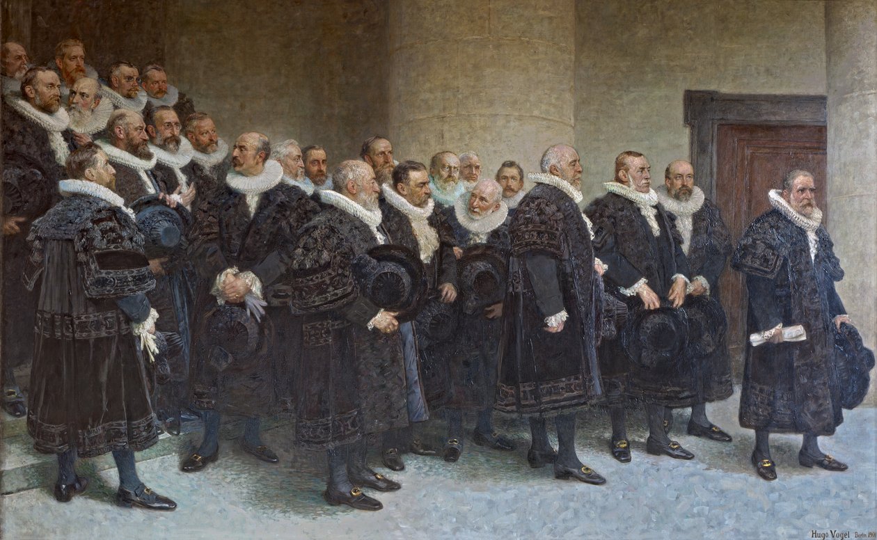 A szenátus 1897. október 26 -án költözik be az új városházába alkotó: Hugo Vogel