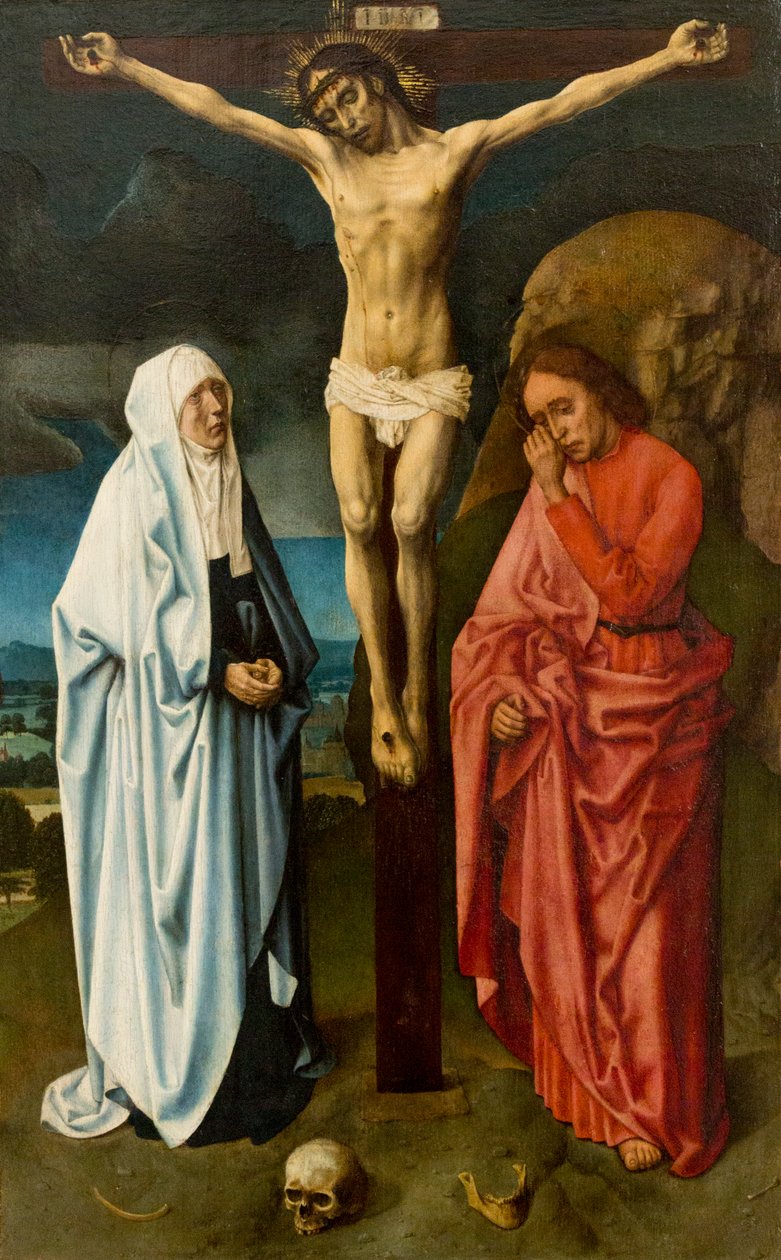 A keresztre feszítés alkotó: Hugo van der Goes