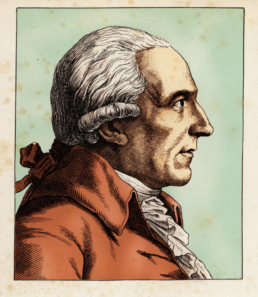 Christian GARVE (1742. január 7. – 1798. december 1.), 1854 (metszet) alkotó: Hugo Bürkner