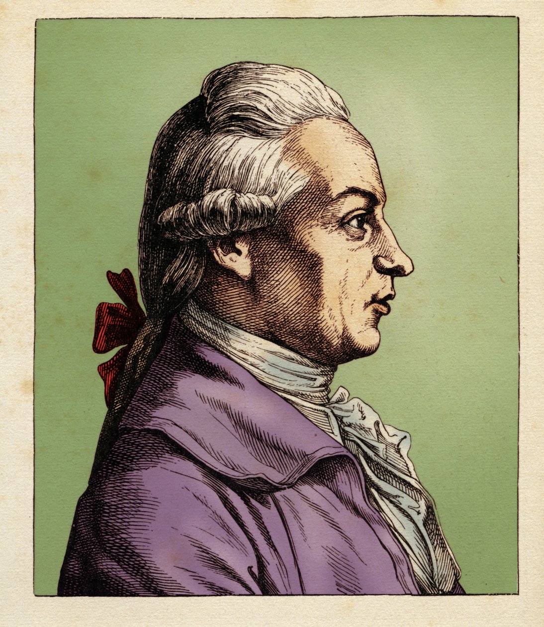 Johann Wilhelm von ARCHENHOLZ (1741. szeptember 3. – 1812. február 28.) 1854 (metszet) alkotó: Hugo Bürkner