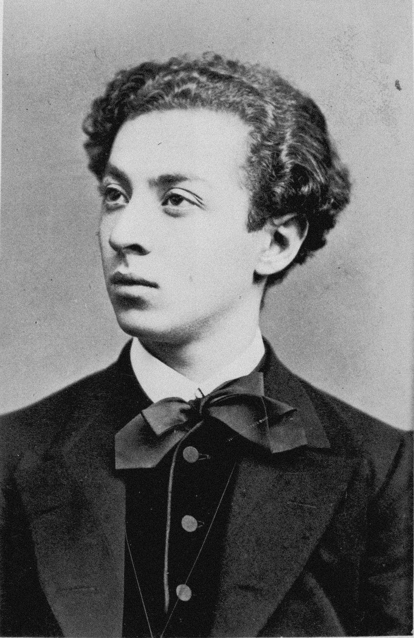 Rafael Joseffy zongoraművész és zeneszerző portréja 1853-1915. alkotó: Hugo Danz