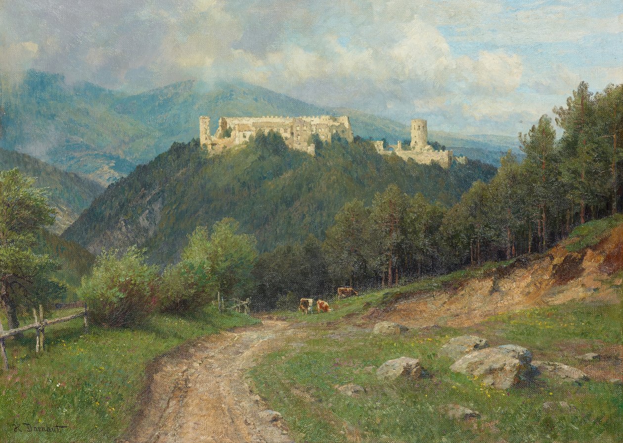Die Ruine Starhemberg in Piestingtal alkotó: Hugo Darnaut