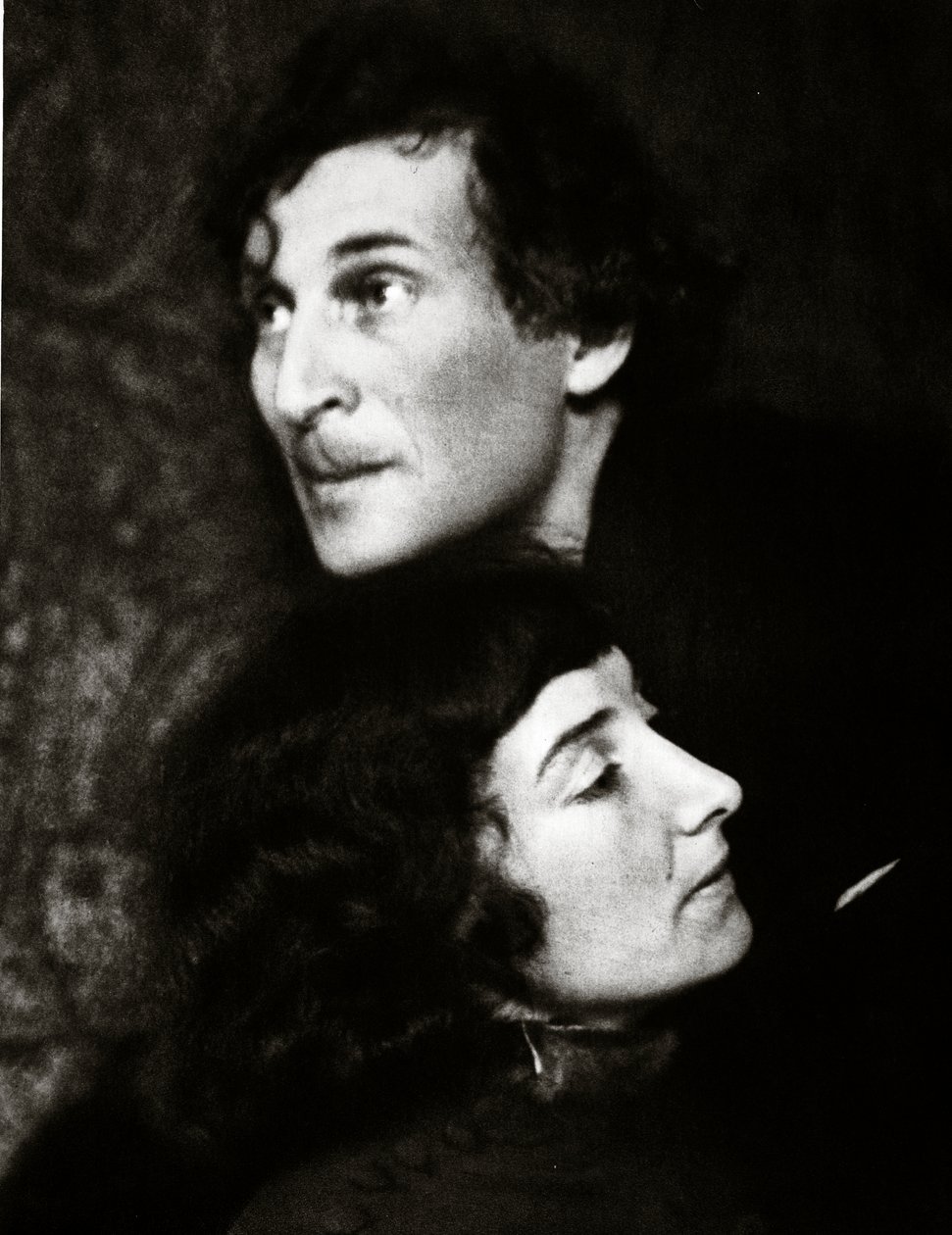 Marc és Bella Chagall (szépia fotó) alkotó: Hugo Erfurth