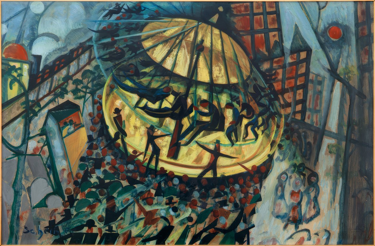 Wurstelprater alkotó: Hugo Scheiber