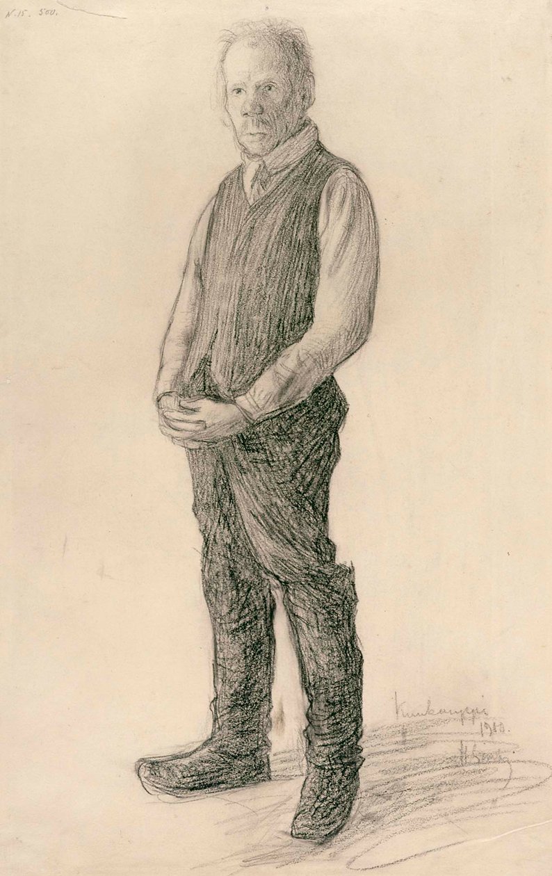 Álló paraszt alkotó: Hugo Simberg