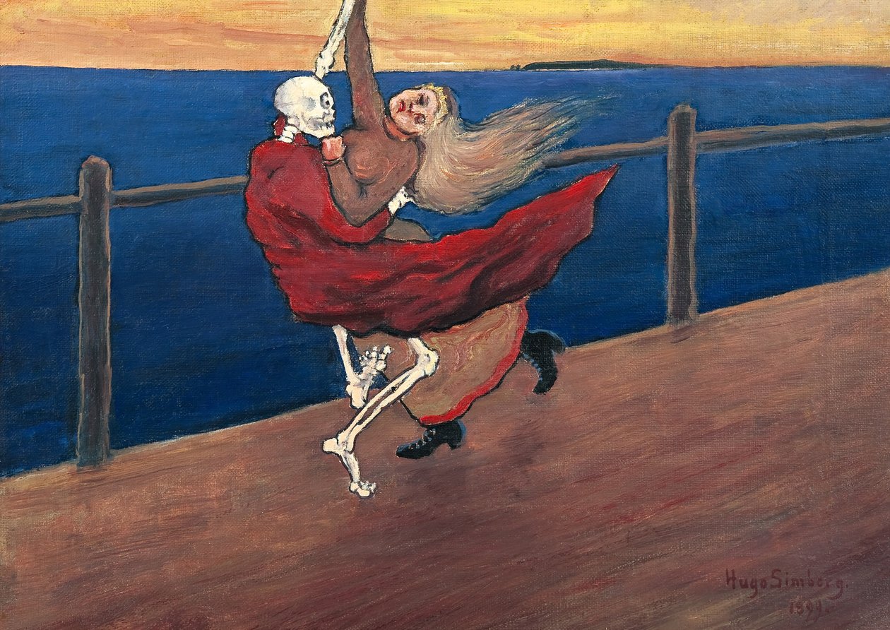 Haláltánc, 1899 alkotó: Hugo Simberg