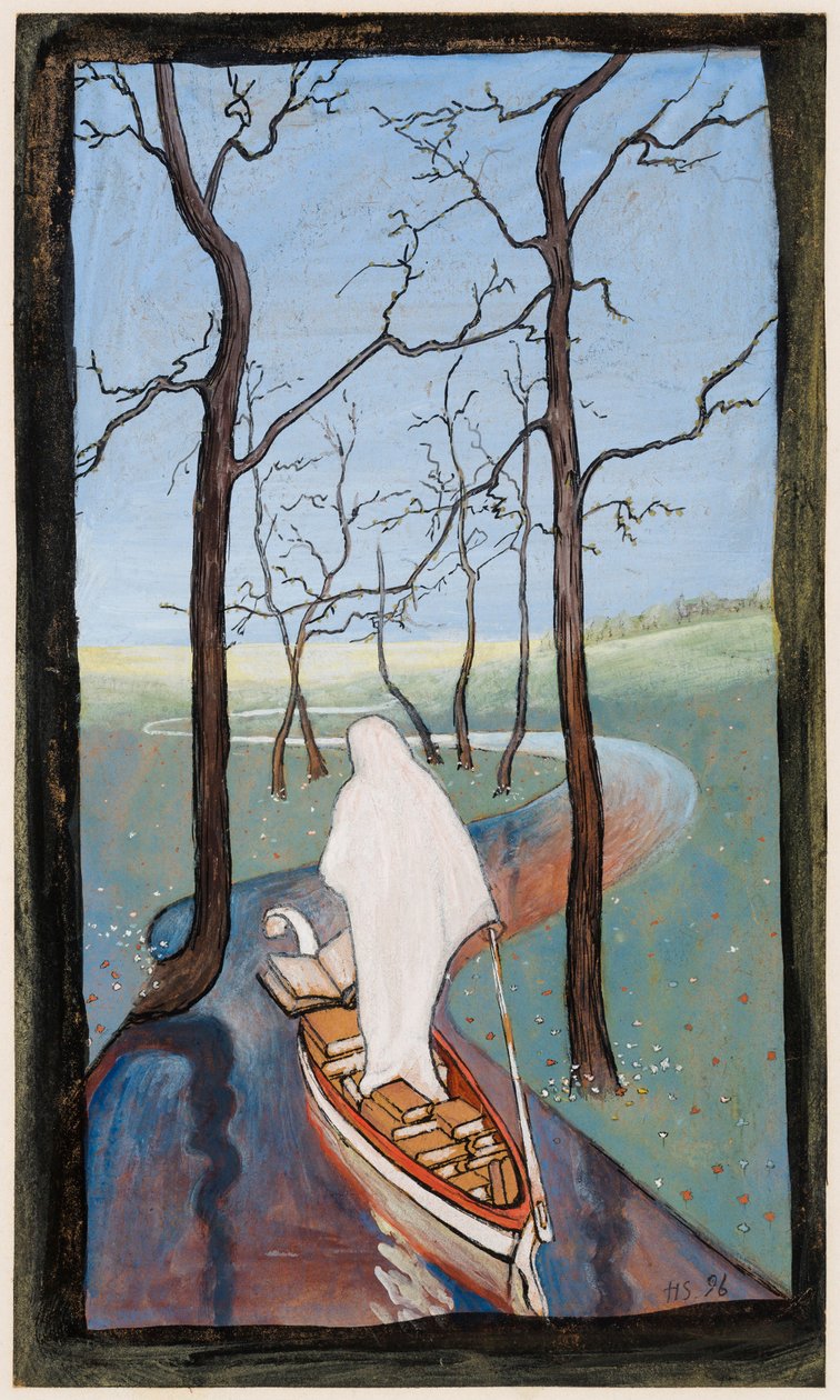 Az élet folyóján; Az élet áramlata alkotó: Hugo Simberg