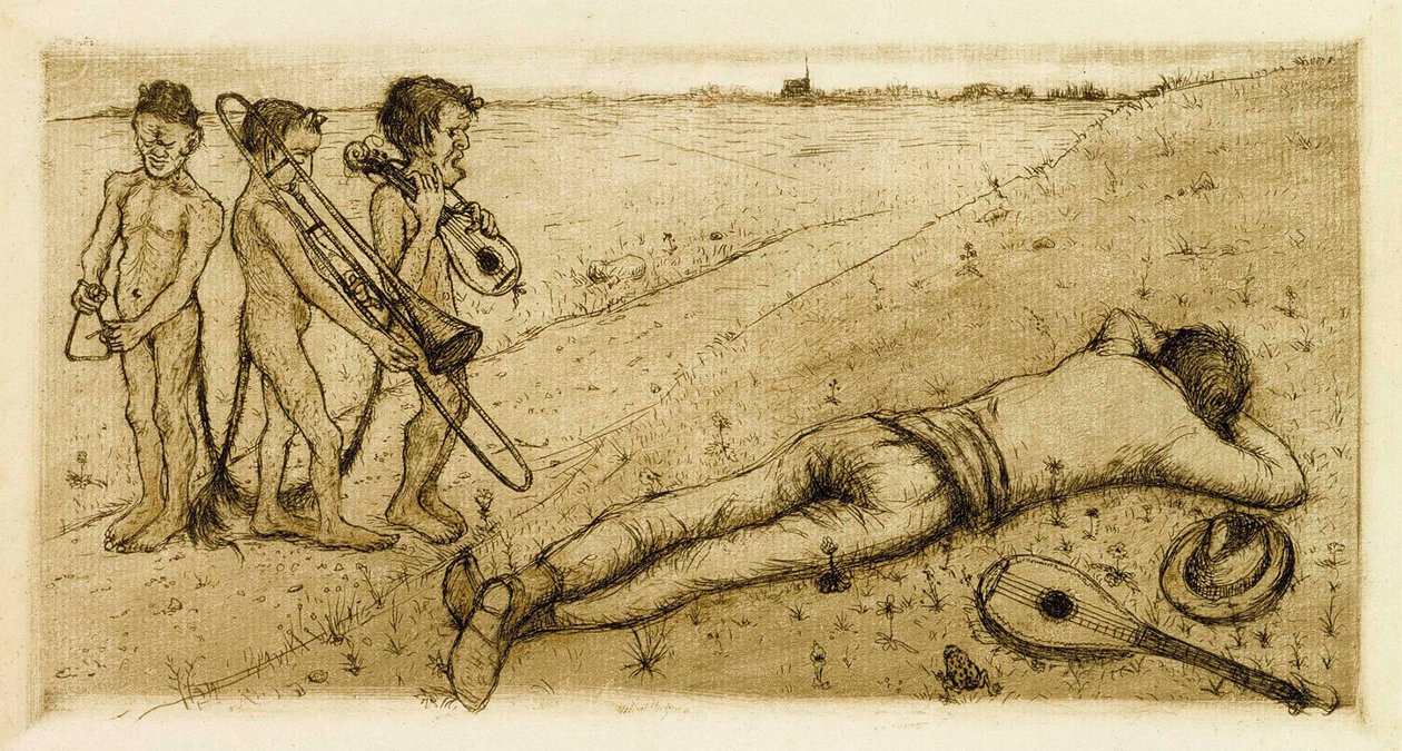 Búcsúdal alkotó: Hugo Simberg