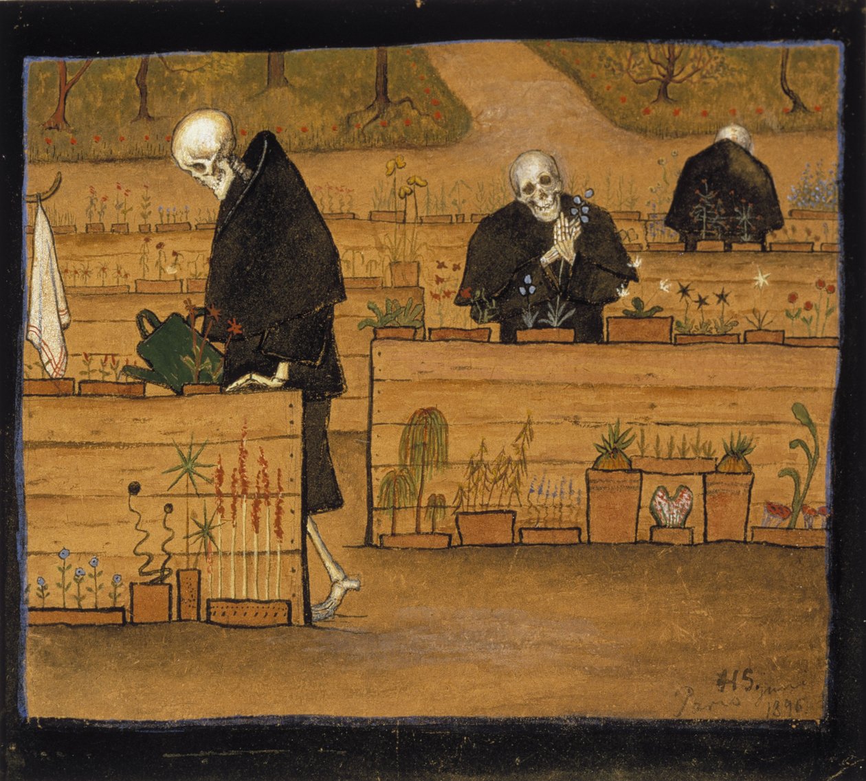 A halál kertje alkotó: Hugo Simberg