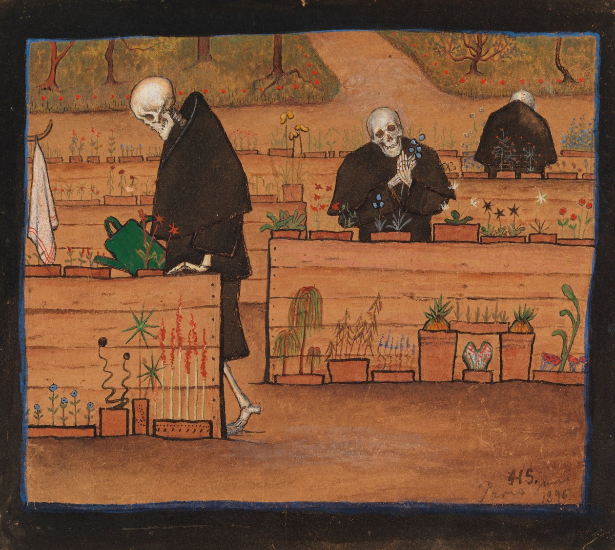 A halál kertje alkotó: Hugo Simberg