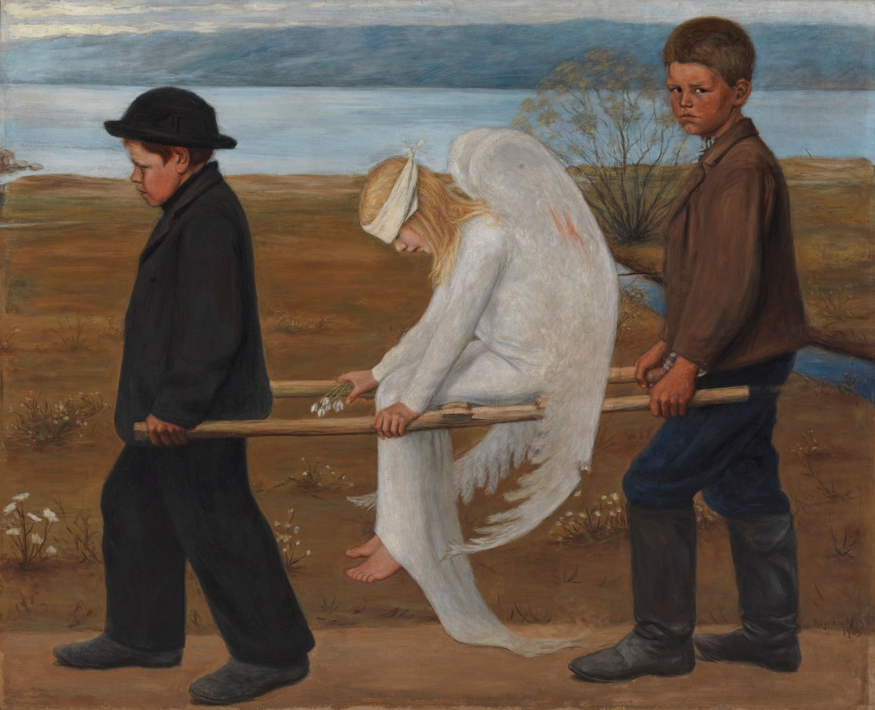 A sebesült angyal alkotó: Hugo Simberg