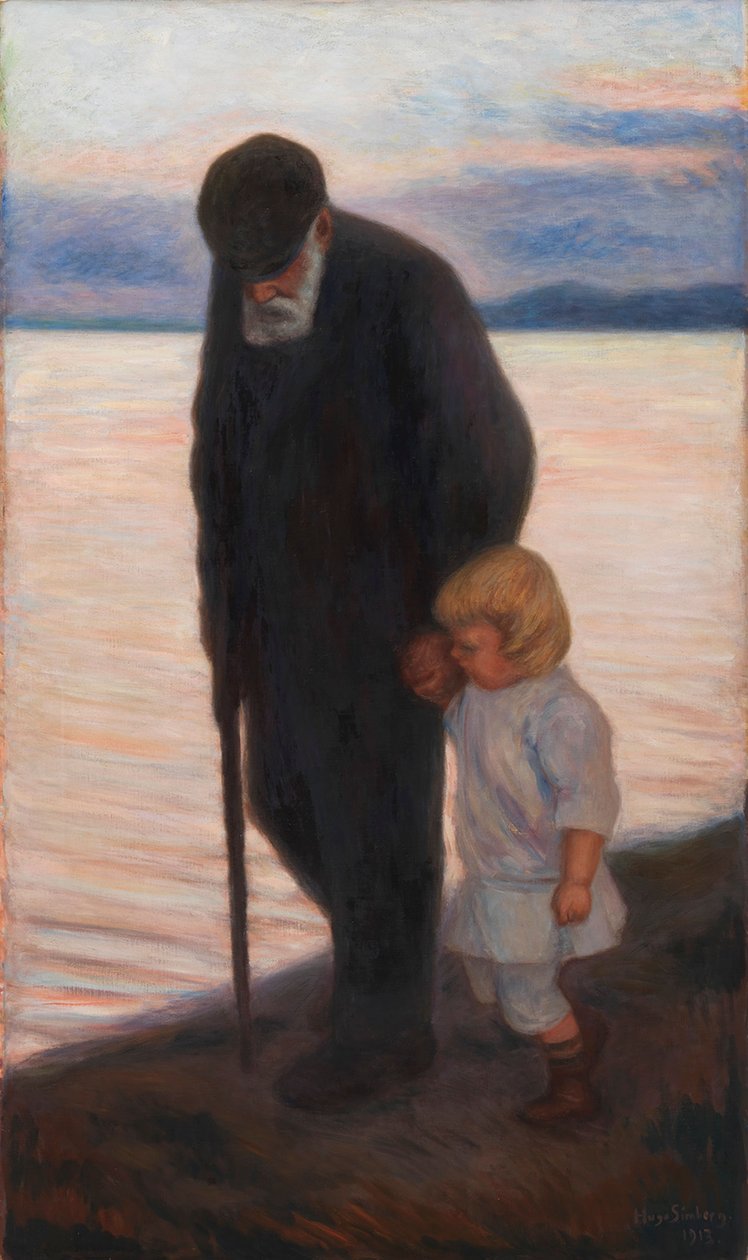 Este felé, 1913. alkotó: Hugo Simberg
