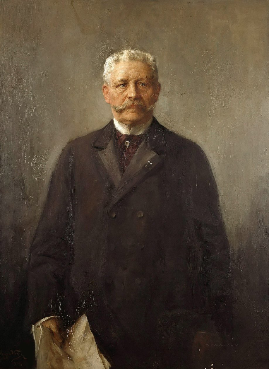 Paul von Hindenburg portréja 1847-1934, 1926. alkotó: Hugo Vogel