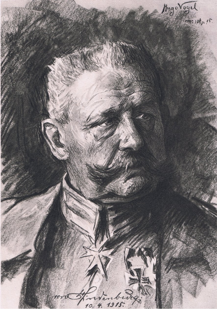 Az új Marshall Vorwarts, hindenburgi illusztráció, Daterlandischer Derlag C U Weller Berlin, 1922 alkotó: Hugo Vogel