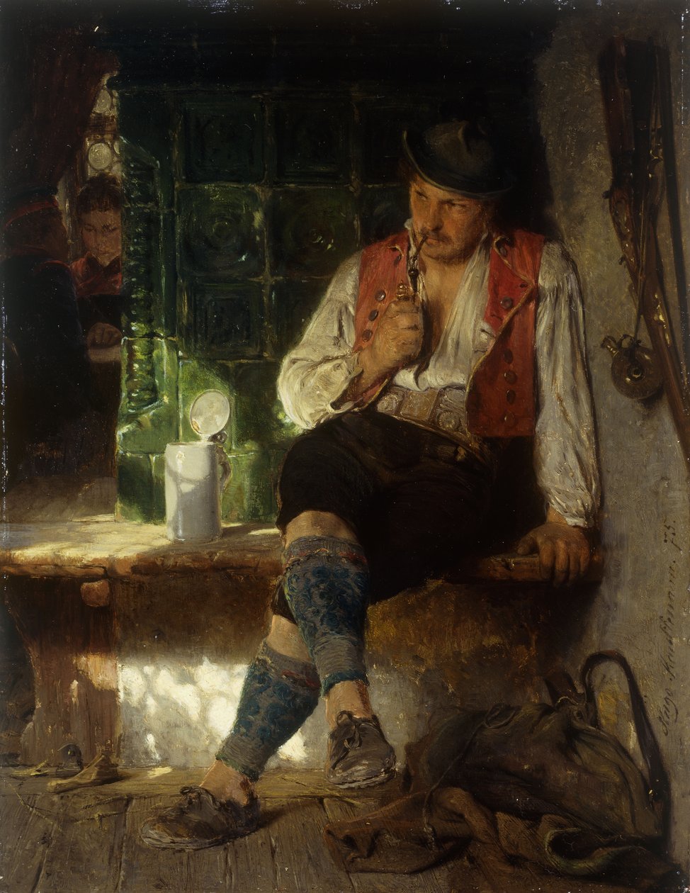 Egy kocsmai jelenet, 1875 alkotó: Hugo Wilhelm Kauffman