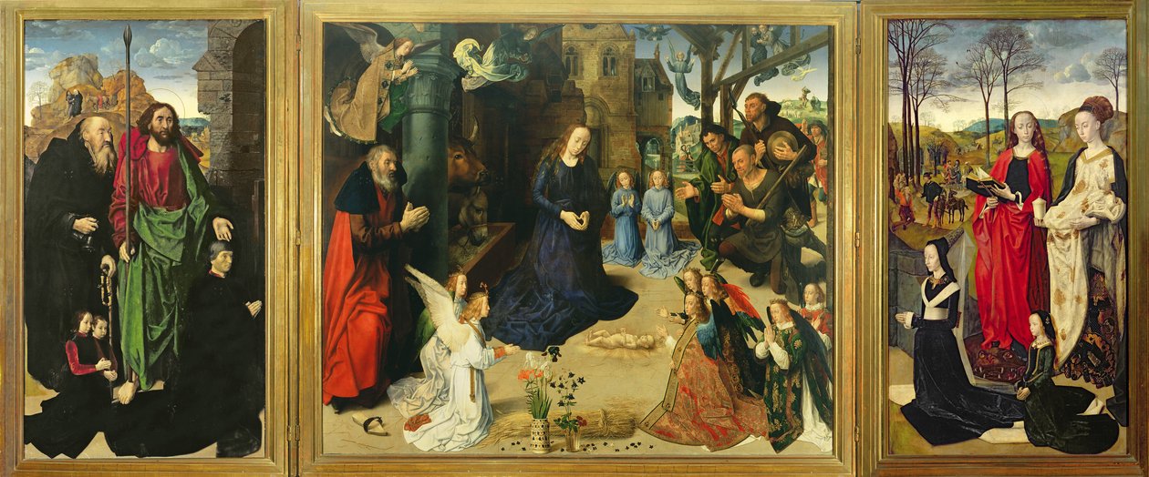 A Portinari oltárkép, 1479 körül alkotó: Hugo van der Goes