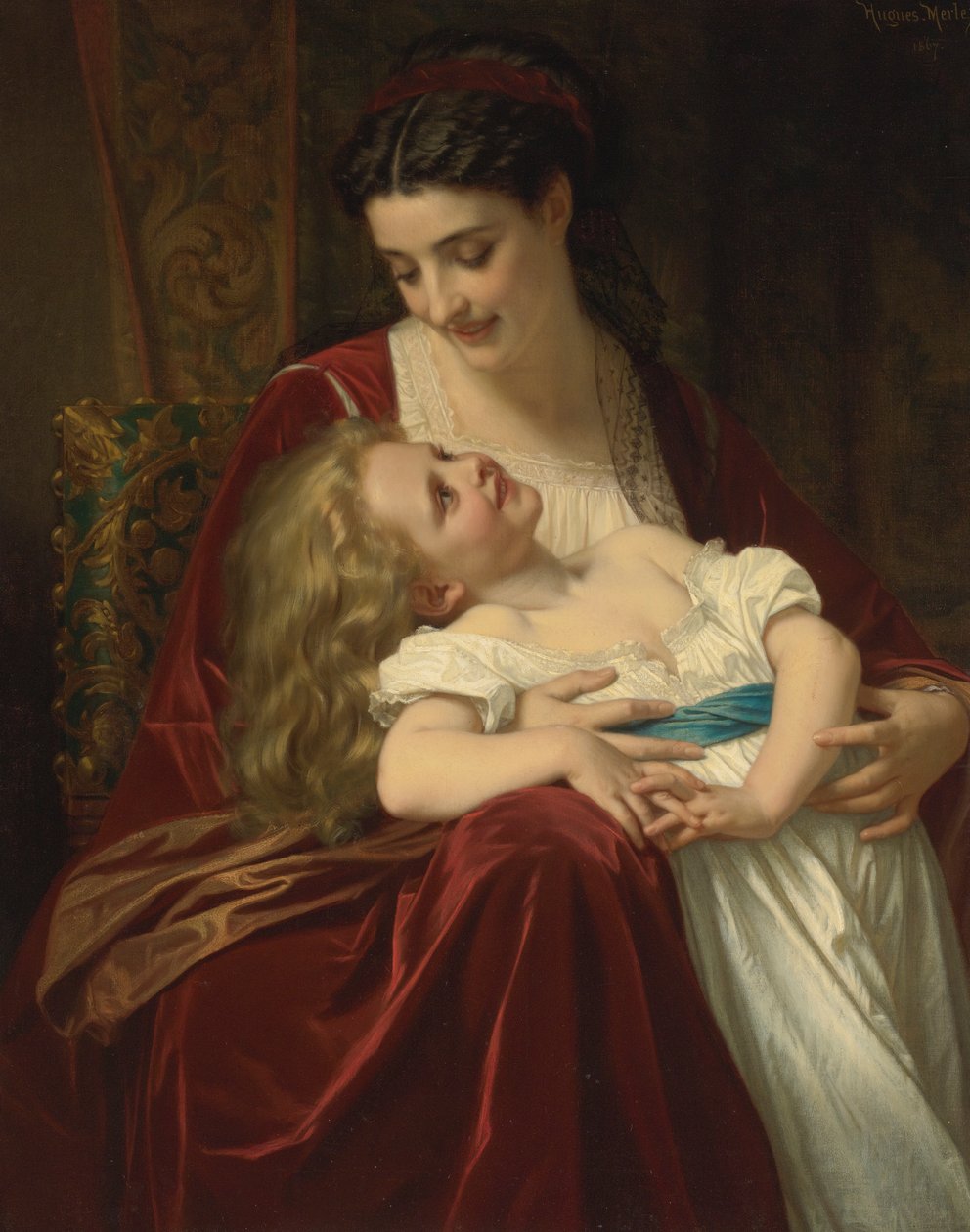 Anyai vonzalom alkotó: Hugues Merle