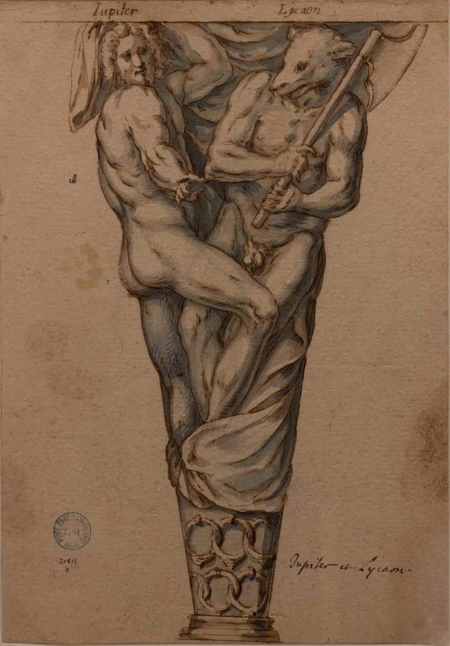 Jupiter és Lycaon alkotó: Hugues Sambin
