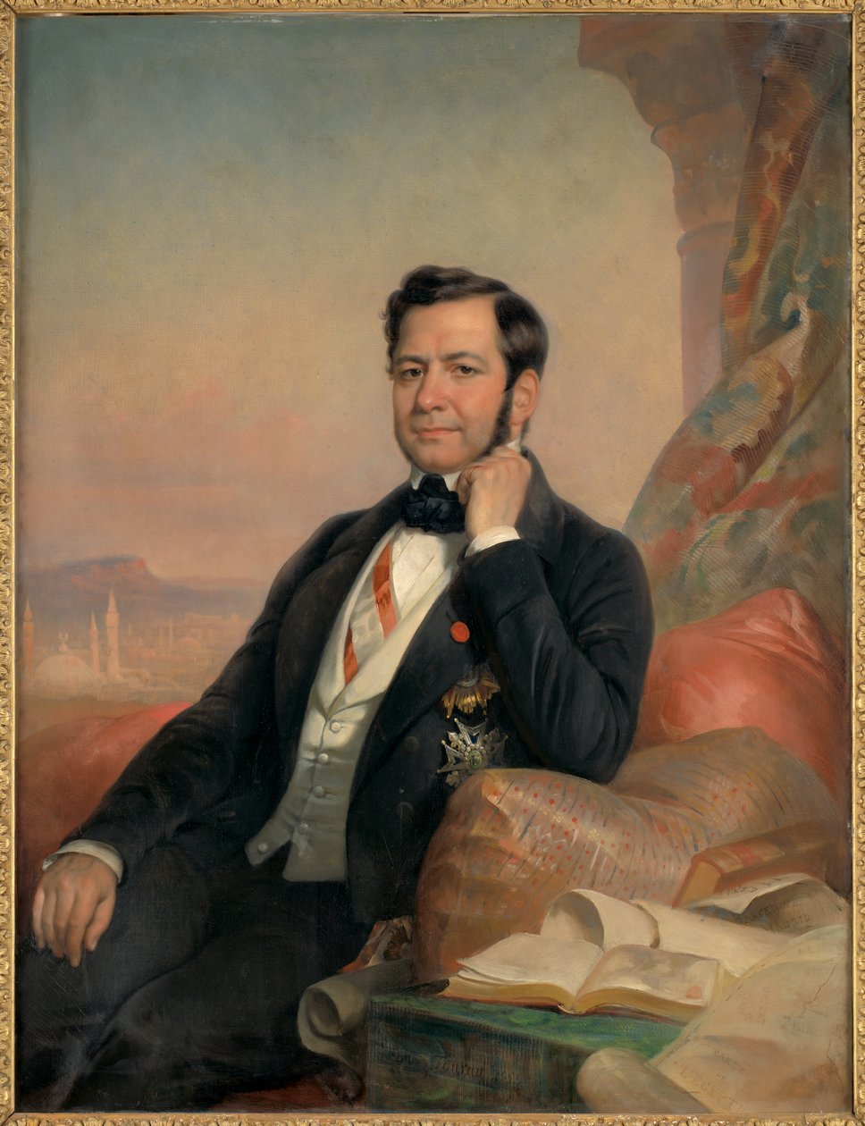 Ferdinand de Lesseps portréja alkotó: Hugues Foureau