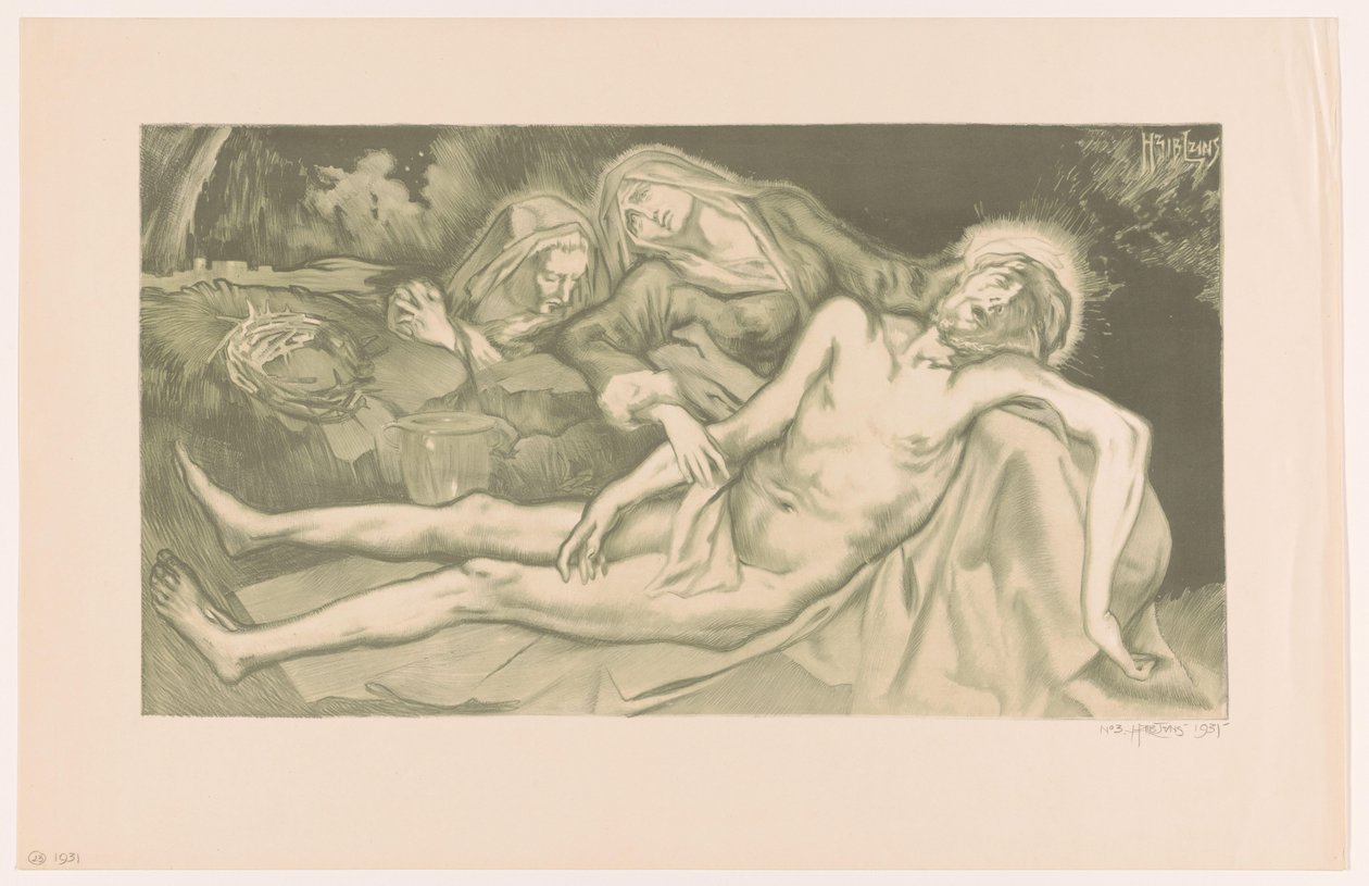Krisztus reszketése alkotó: Huib Luns (signed by artist)