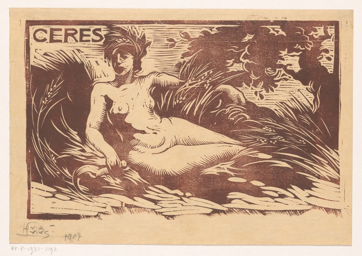 Ceres alkotó: Huib Luns (signed by artist)