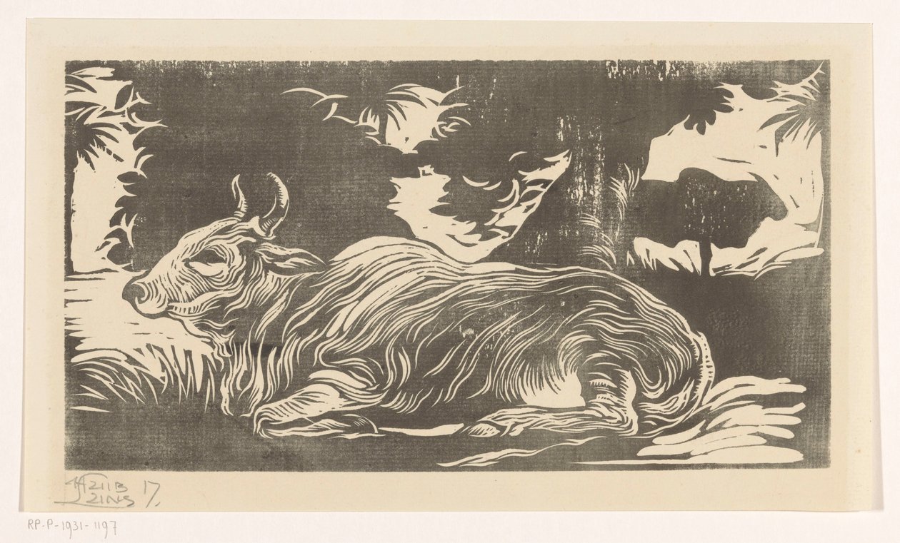 Hazug zebu alkotó: Huib Luns (signed by artist)