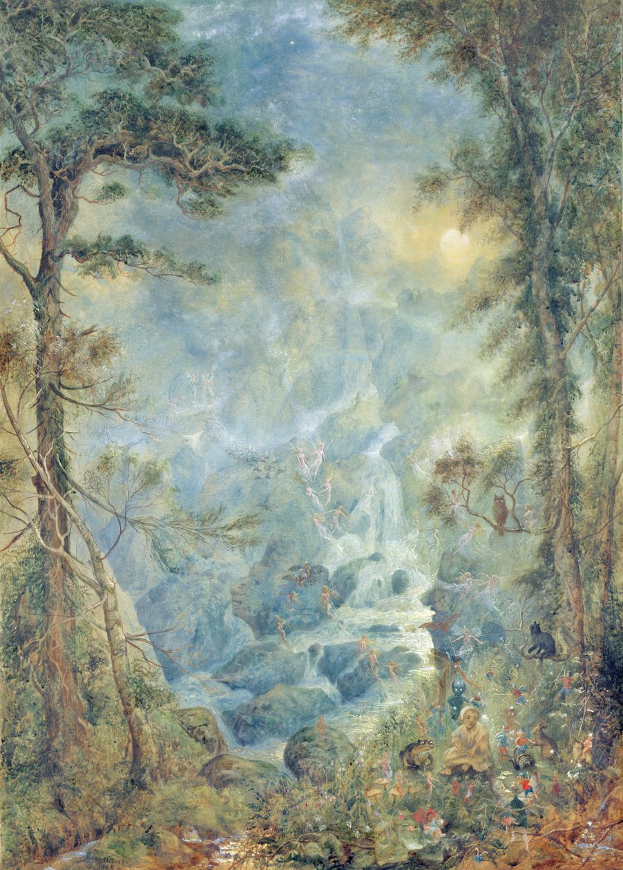 The Fairy Falls, 1908 alkotó: Hume Nisbet