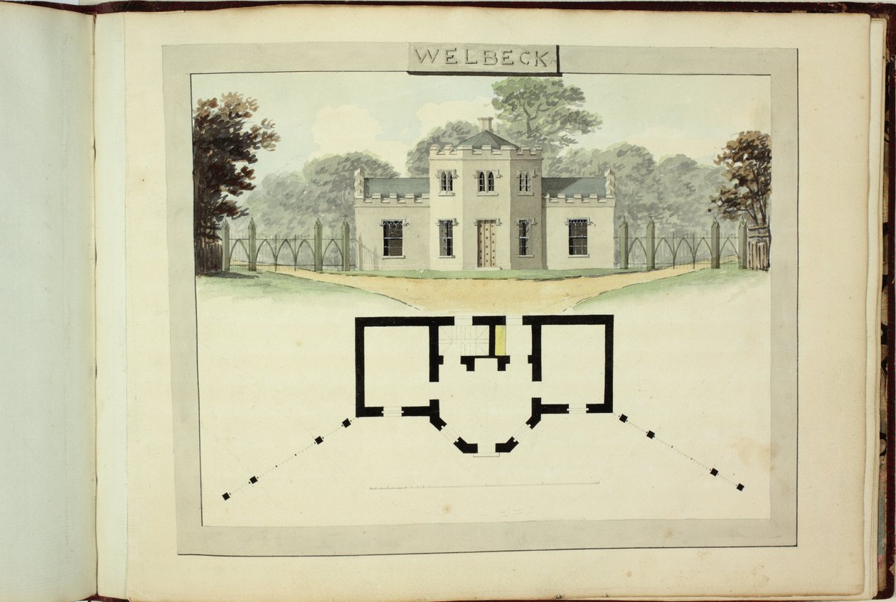 Vörös könyv: Welbeck alkotó: Humphry Repton
