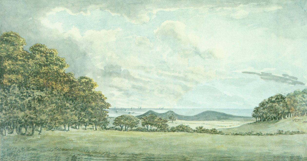 Vörös könyv Sheringham Hall számára, 1812 körül alkotó: Humphry Repton