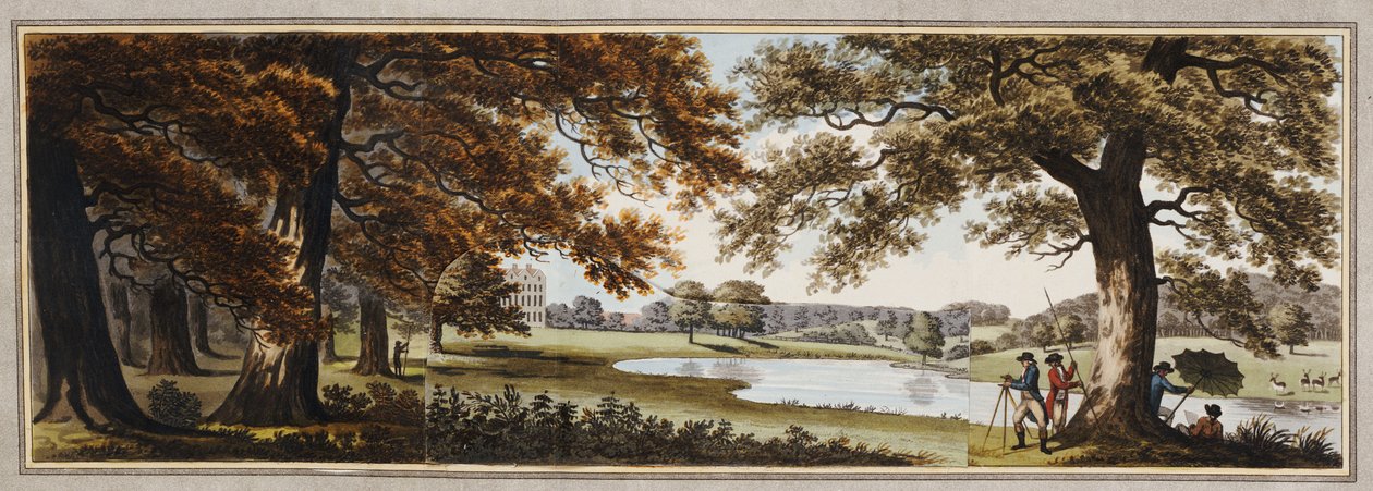 Vázlatok és tanácsok a tájkertészethez, 1794 alkotó: Humphry Repton