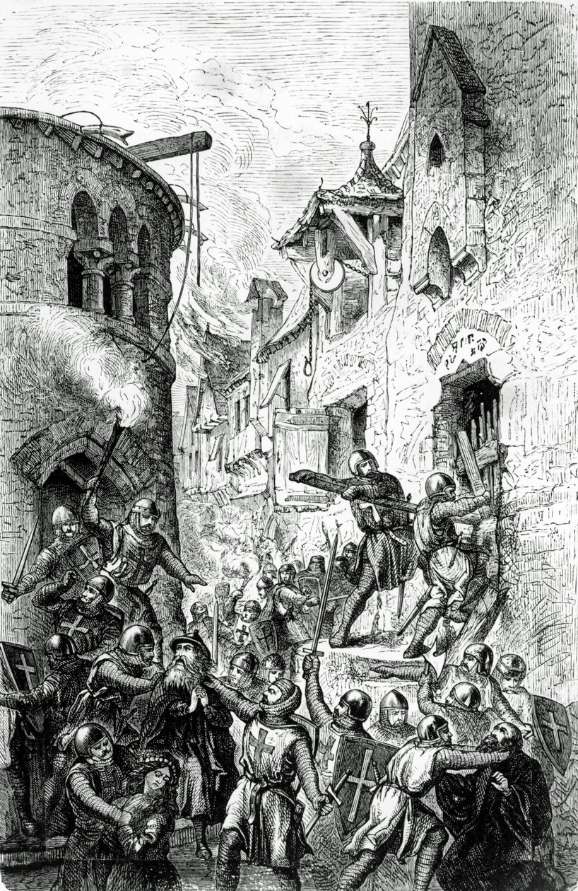 Antiszemitizmus és zsidóüldözés a keresztesek által, 1881 alkotó: Hungarian School