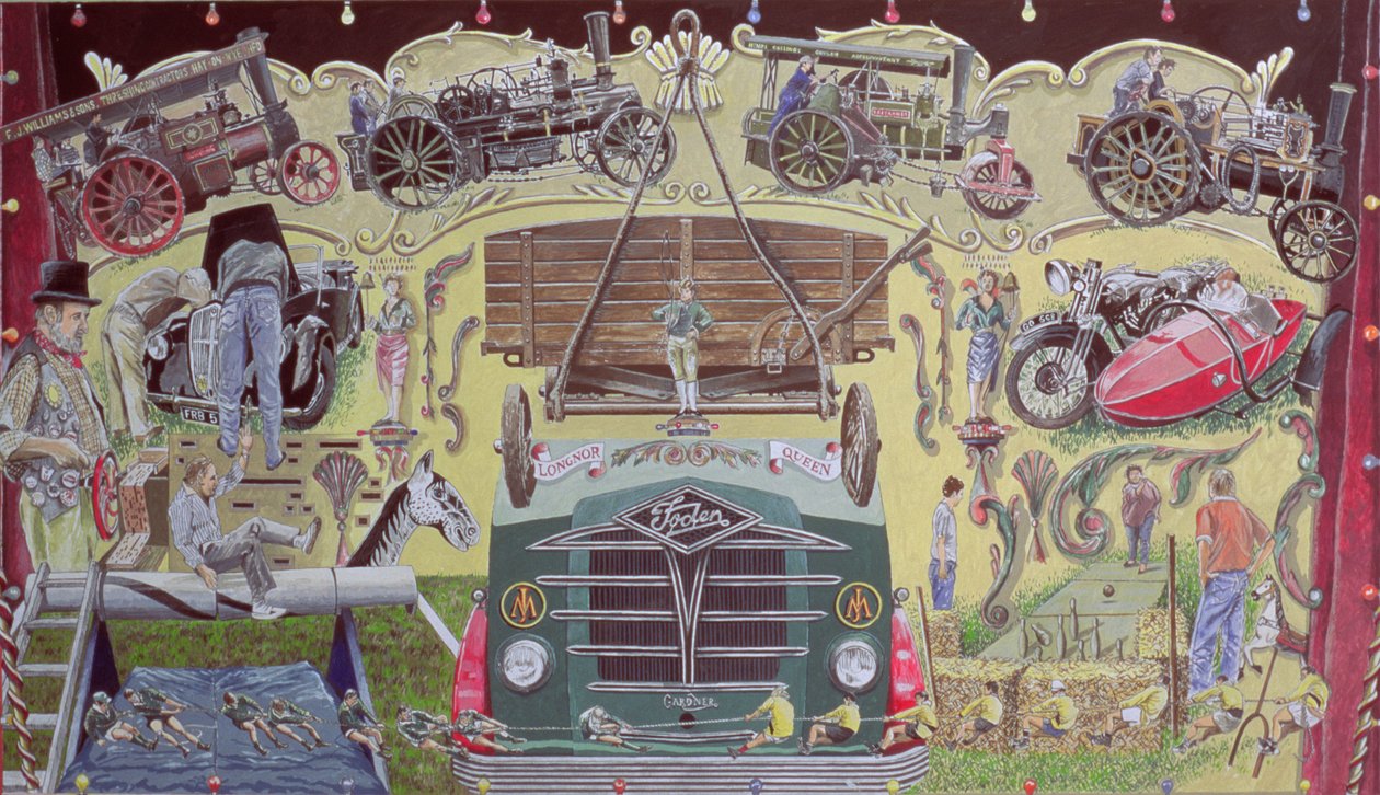 A Vintage Show-n, 1993 (guache a kártyán) alkotó: Huw S. Parsons