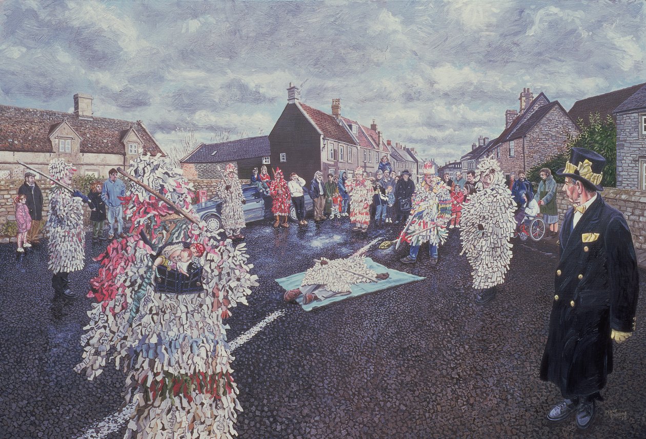 Boxing Day Mummers, Marshfield, 1998 (lásd még: 107623) alkotó: Huw S. Parsons