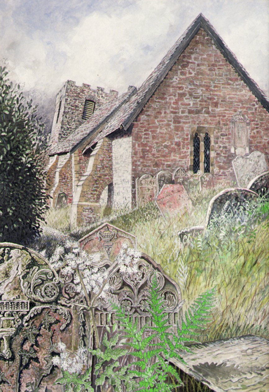 Cwmyoy templom, Gwent alkotó: Huw S. Parsons