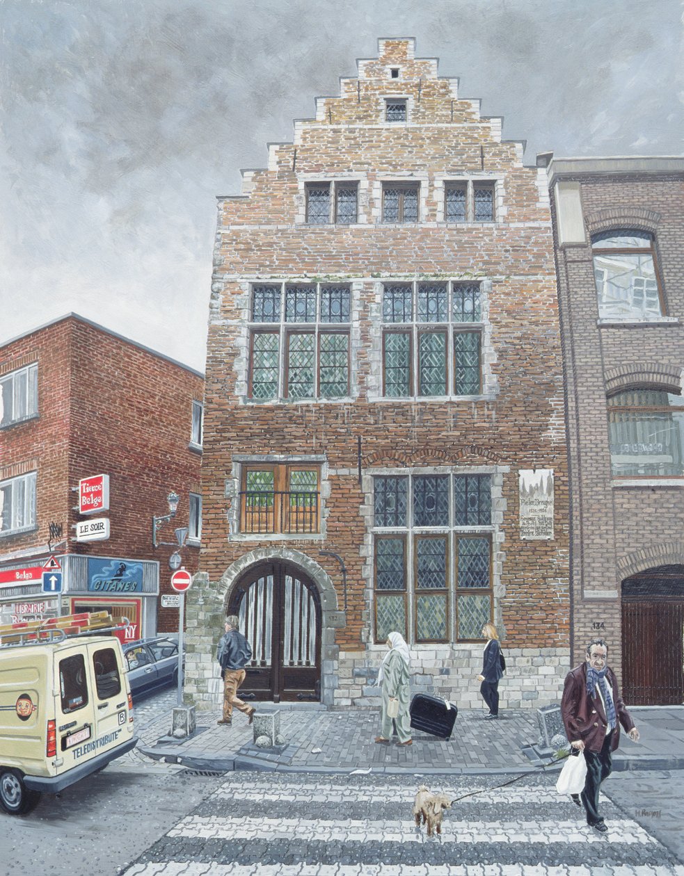 Pieter Brueghels ház Brüsszelben, 1996 alkotó: Huw S. Parsons