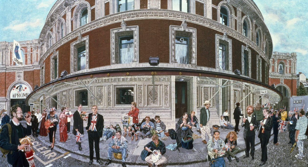 Sétálók az utolsó éjszakában, a Royal Albert Hallban alkotó: Huw S. Parsons
