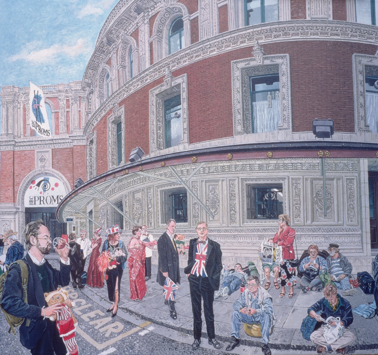 Sétálók az utolsó éjszakában, Royal Albert Hall, részlet alkotó: Huw S. Parsons