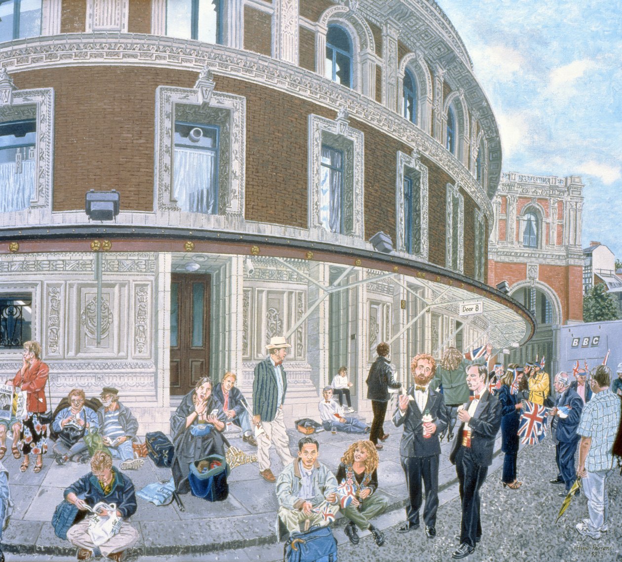 Sétálók az utolsó éjszakában, Royal Albert Hall, részlet alkotó: Huw S. Parsons