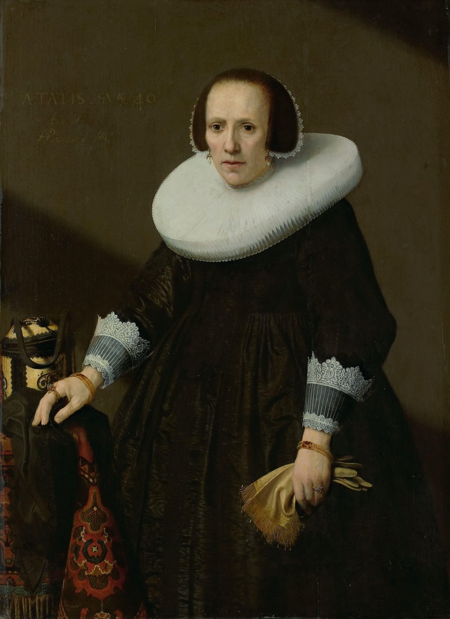 Geertruyd Reael, Philips Denijs feleségének portréja alkotó: Huygh Pietersz Voskuyl