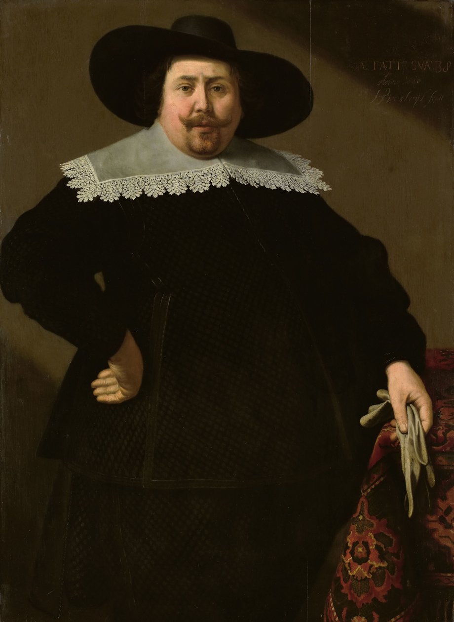 Az amszterdami sörfőző, Philips Denijs portréja alkotó: Huygh Pietersz Voskuyl