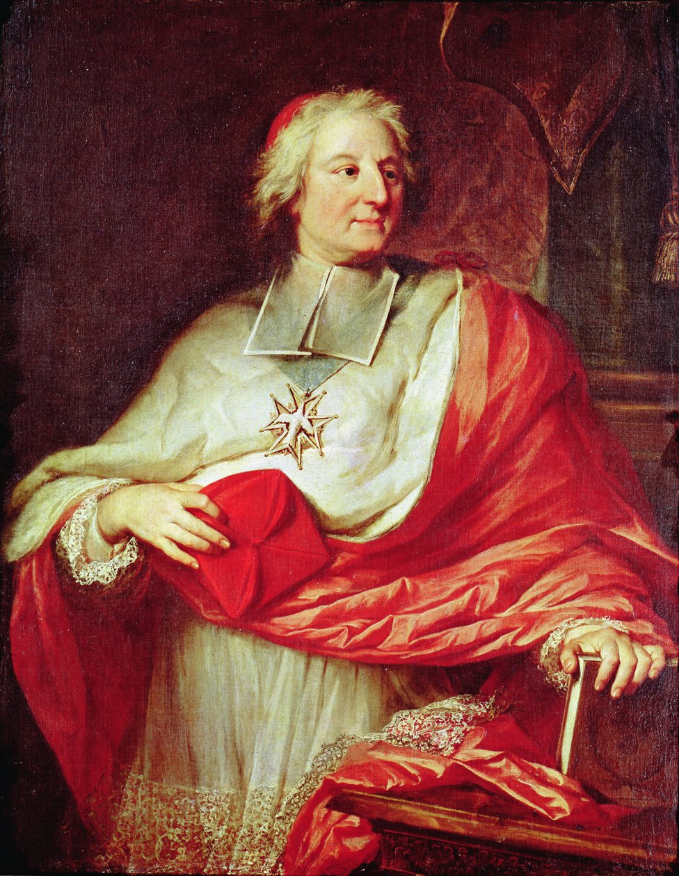 Melchior de Polignac bíboros (1661-1742) portréja alkotó: Hyacinthe Francois Rigaud