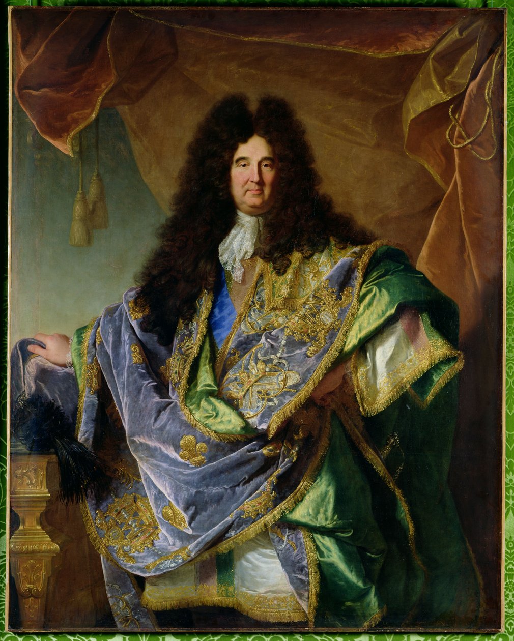 Philippe de Courcillon (1638-1720) de Dangeau márki portréja, 1702 alkotó: Hyacinthe Francois Rigaud