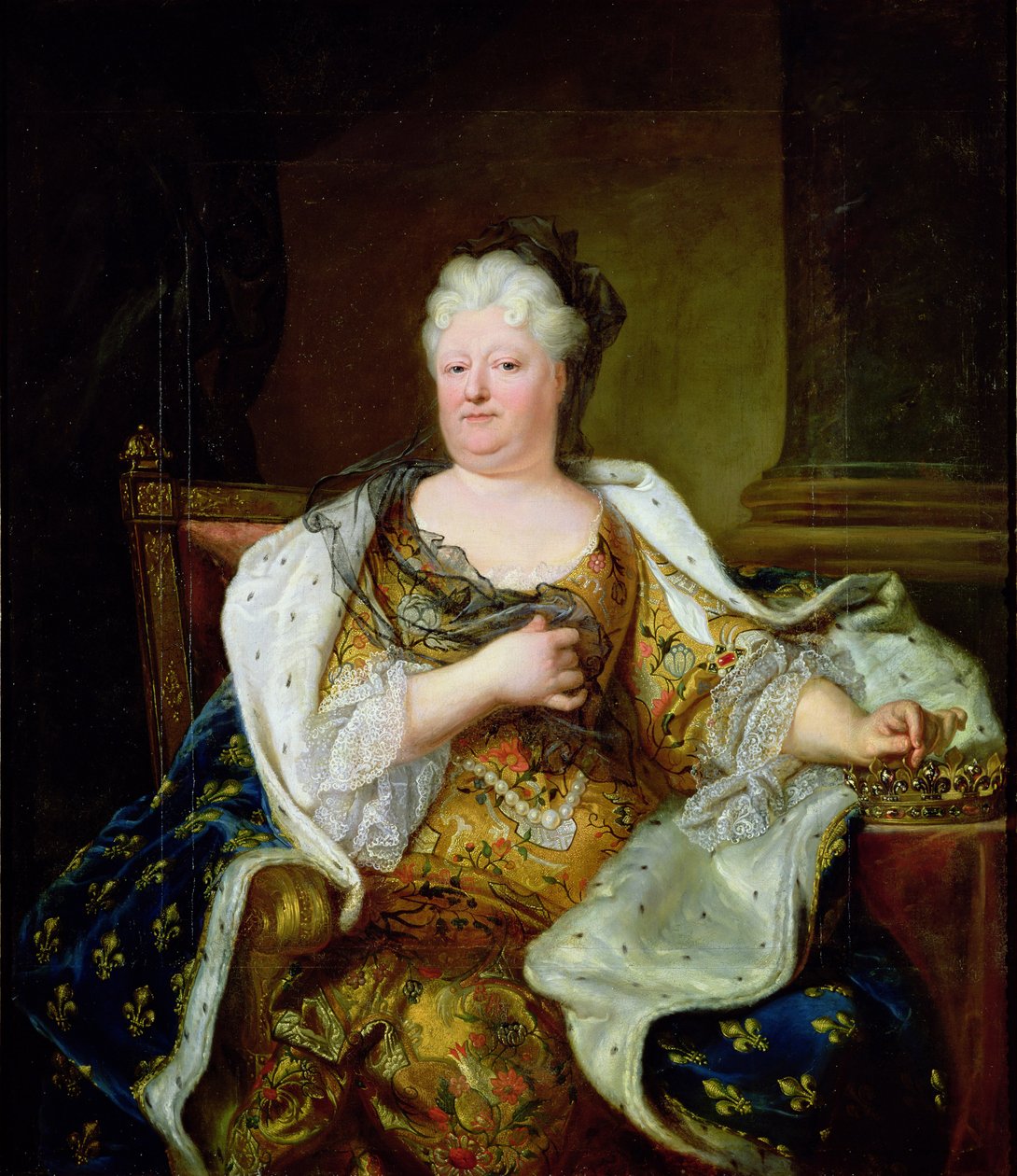 A bajor Elizabeth Charlotte, Orléans hercegnőjének portréja alkotó: Hyacinthe Francois Rigaud