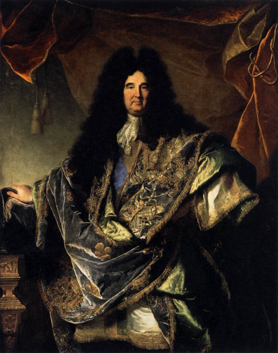 Philippe de Courcillon arcképe alkotó: Hyacinthe Francois Rigaud