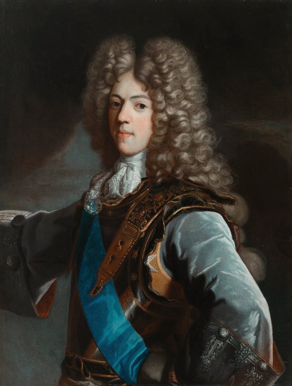 Konstanty Wladyslaw Sobieski (1680-1726) portréja - Rigaud, Hyacinthe Francois Honore, Kör - kb 1696 - Olaj, vászon - 112,5x89 - Wilanow Palota Múzeum alkotó: Hyacinthe (circle of) Rigaud