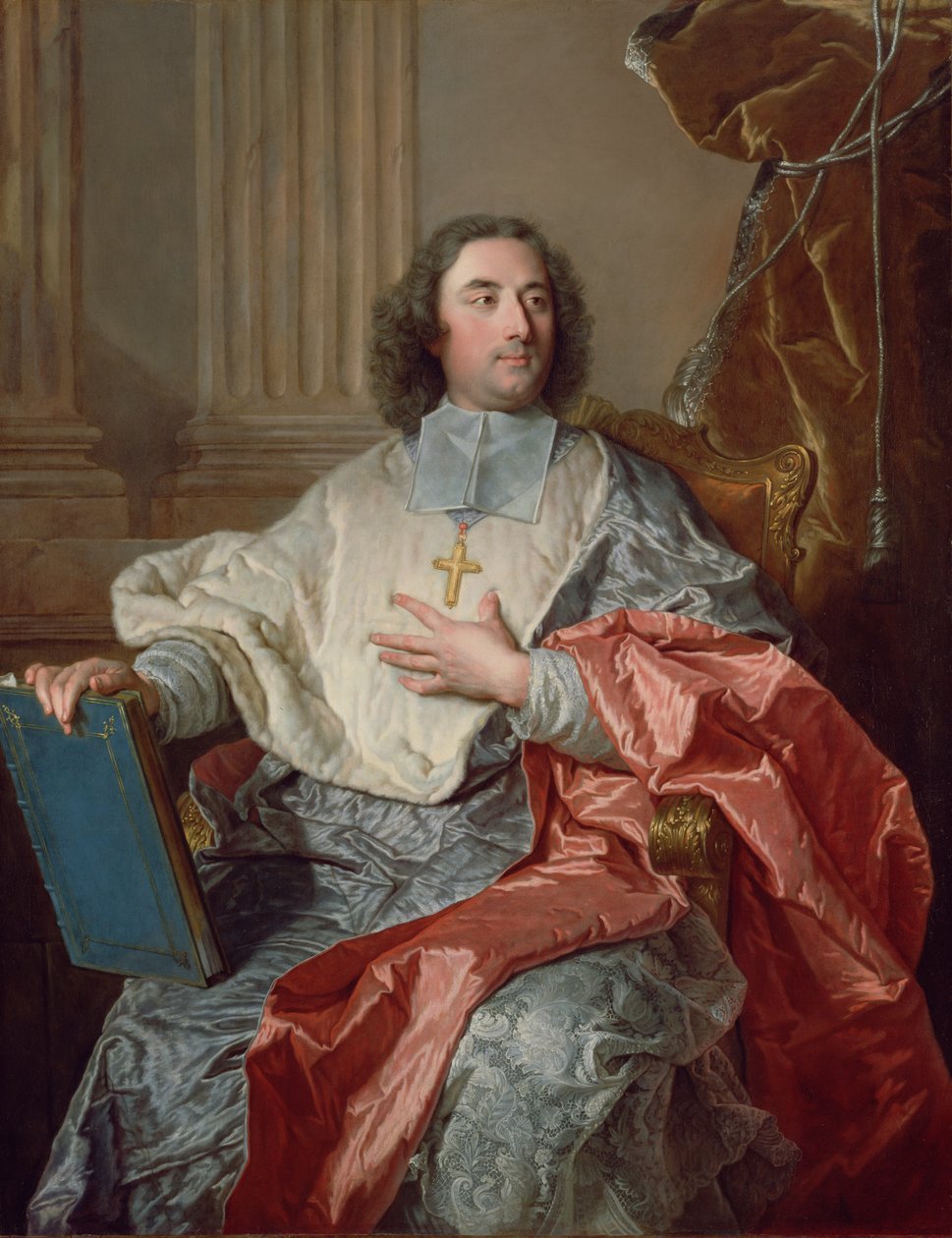 Charles de Saint-Albin, Cambrai érseke, 1723 alkotó: Hyacinthe Francois Rigaud