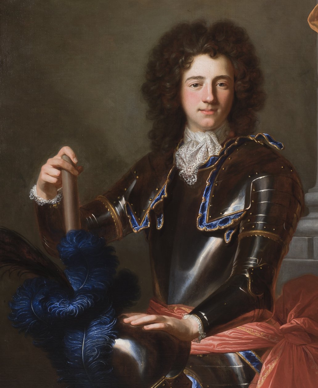 Részlet Henry Bentinck, Portland 1. hercege portréjából, 1699 alkotó: Hyacinthe Francois Rigaud